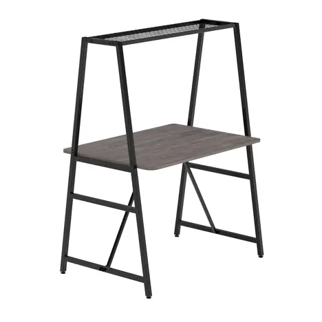 Trellis modular worktable starter unit - 1400mm - Grey Oak